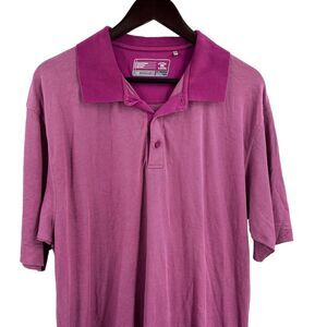 Cutter & Buck DryTec Polo Large‎ Pink Stripe